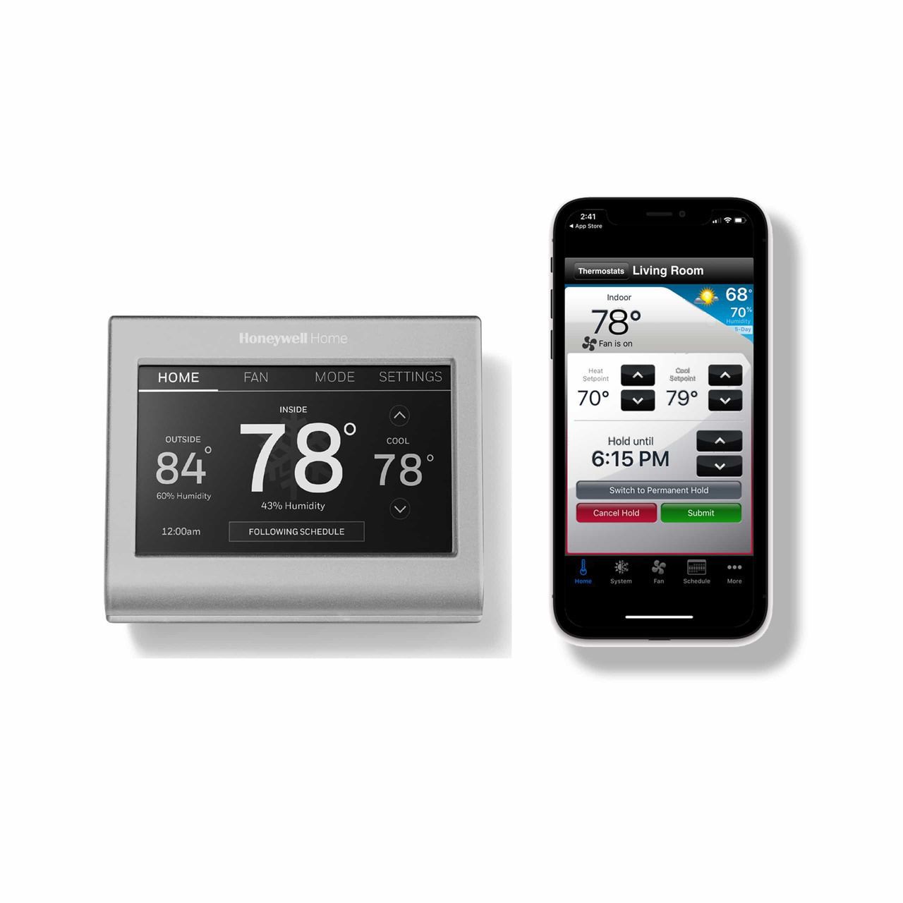 Termostato para calefacción WIFI COLOR Honeywell programable
