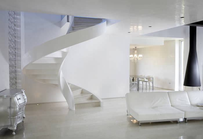 Escalera de caracol - ELI CA 01 - RIZZI - estructura de hormigón / con