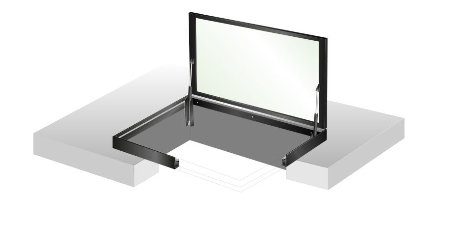 Trampilla de inspección para pavimento / cuadrada / rectangular