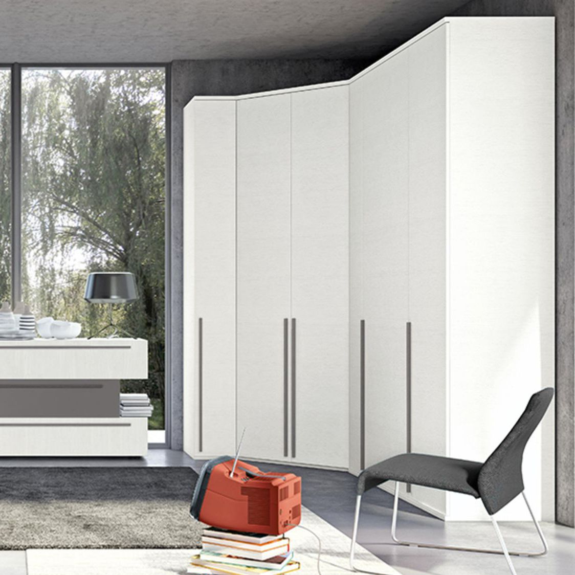 Armario de esquina - GOLF M127 - ColombiniCasa - contemporáneo / de
