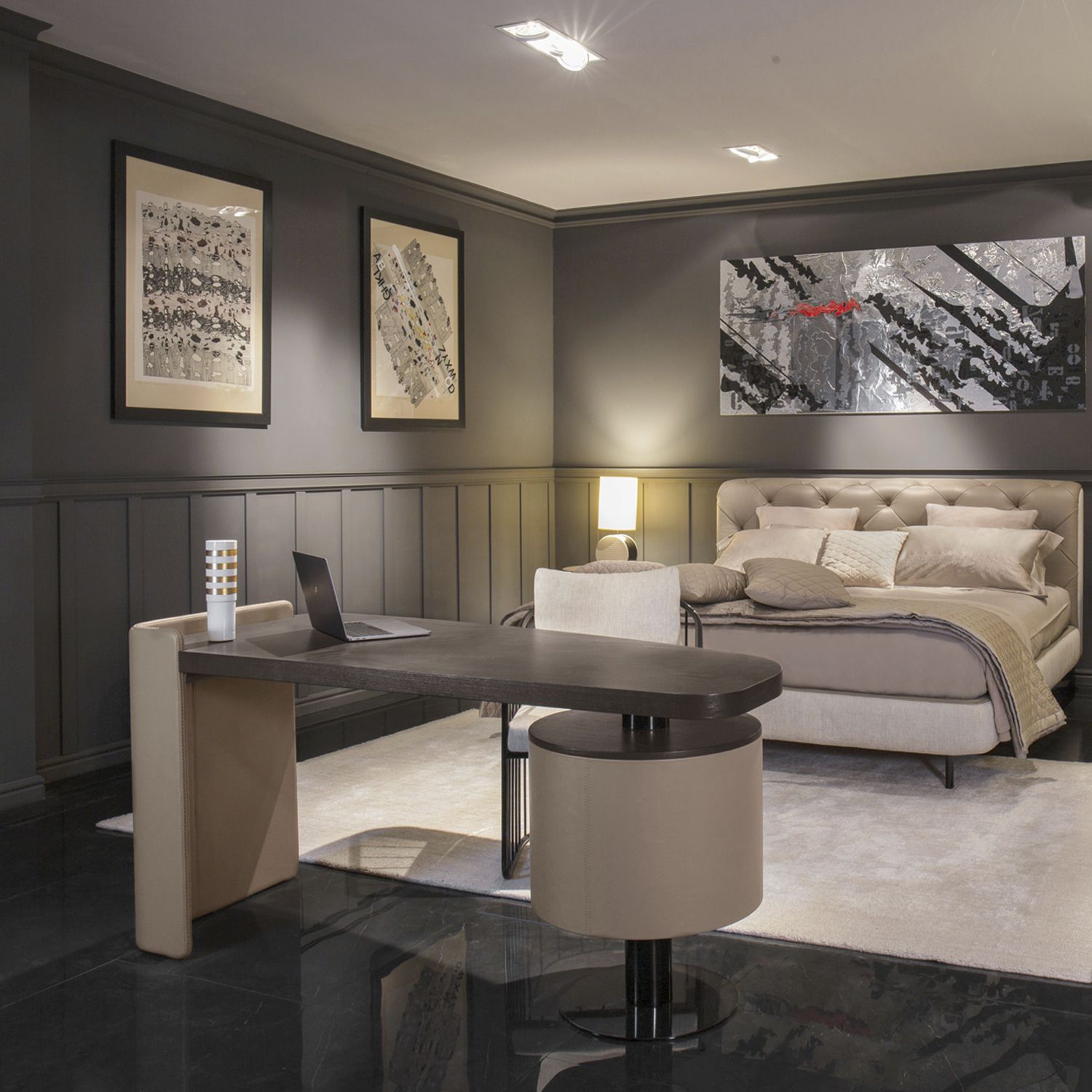 Tocador contemporáneo - OVERSEAS VANITY - Formitalia Group - de chapa