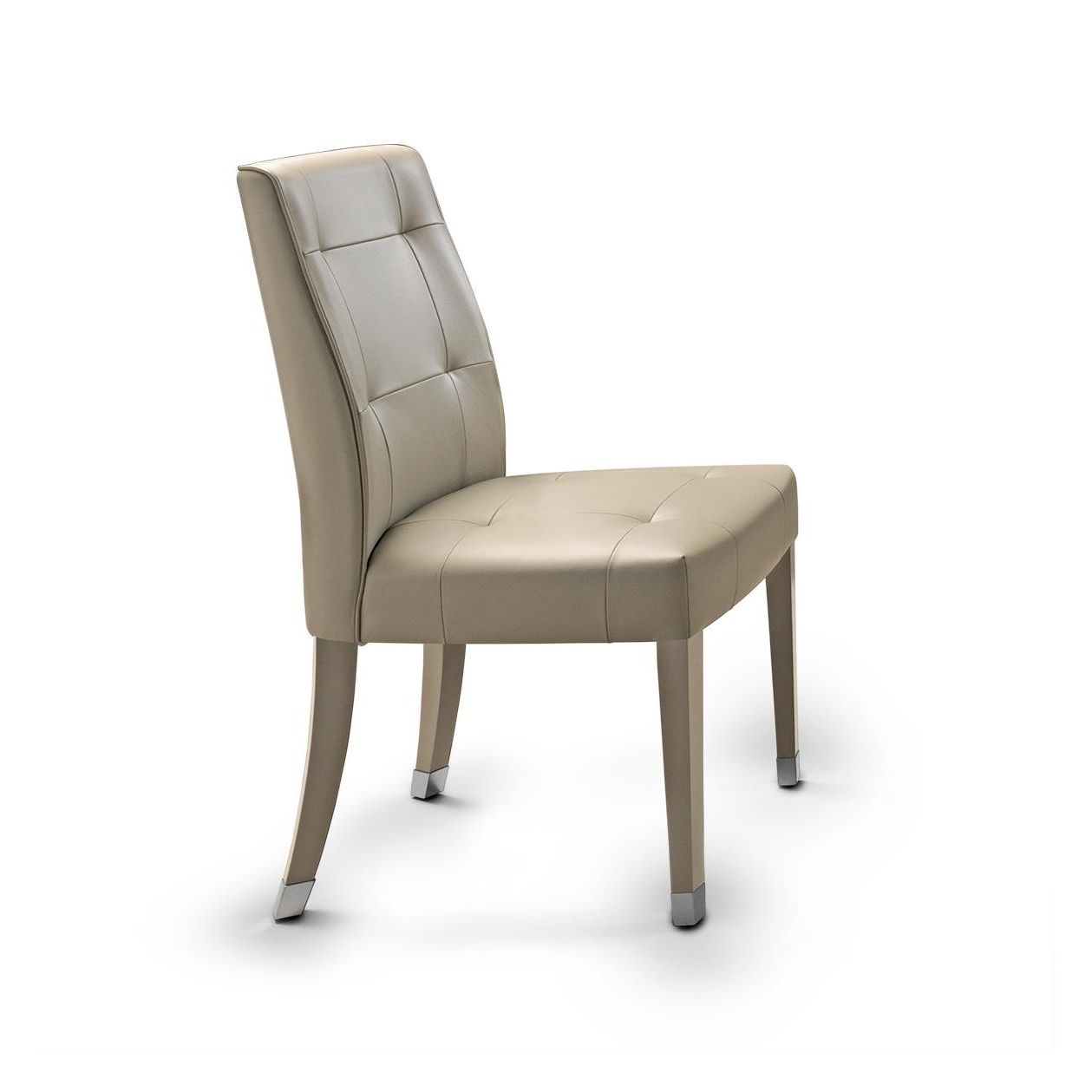 Silla de comedor contemporánea - MPLACE - Malerba - tapizada / de cuero