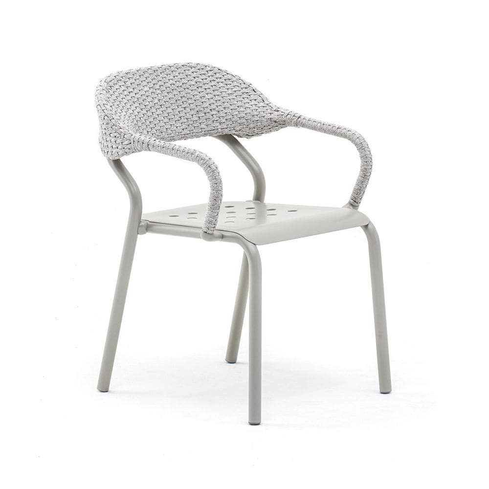 Silla de comedor contemporánea - NOSS - Varaschin - con reposabrazos