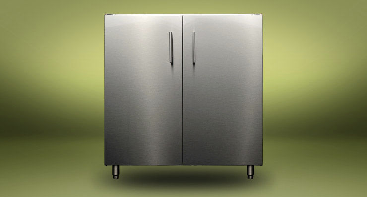 Mueble para fregadero de acero inoxidable - K-SNKDBL-30 - KALAMAZOO