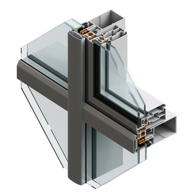 Muro cortina estructura autoportante - 60 K - FEAL Croatia Ltd. - de