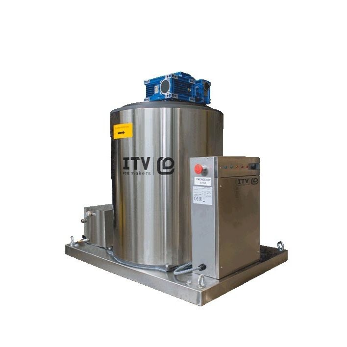 Máquina de hielo triturado profesional SCALA 10T SPLIT ITV Ice Makers, S.A. en escamas