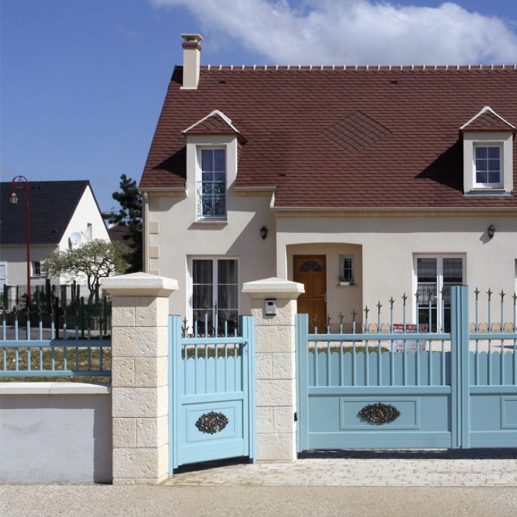 Puerta para jardín de aluminio - SATELLITE® - INSTALLUX