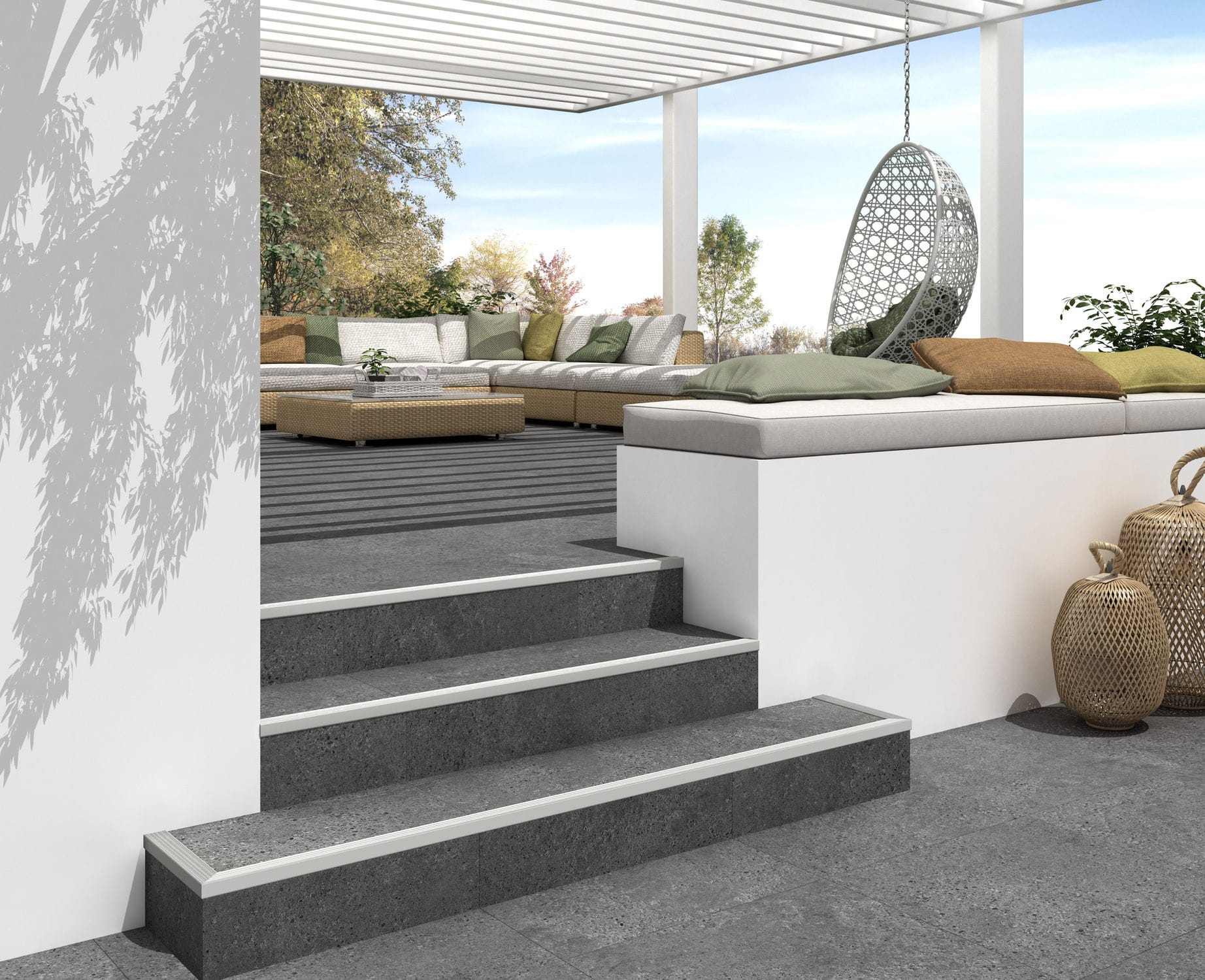 Mamperlán de polímero / antideslizante NOVOPELDAÑO ASTRA