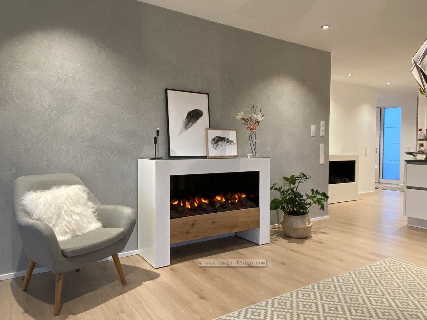 Chimenea eléctrica - LONDON BRIDGE XL 135 ELEKTROKAMIN - Kamin-Design