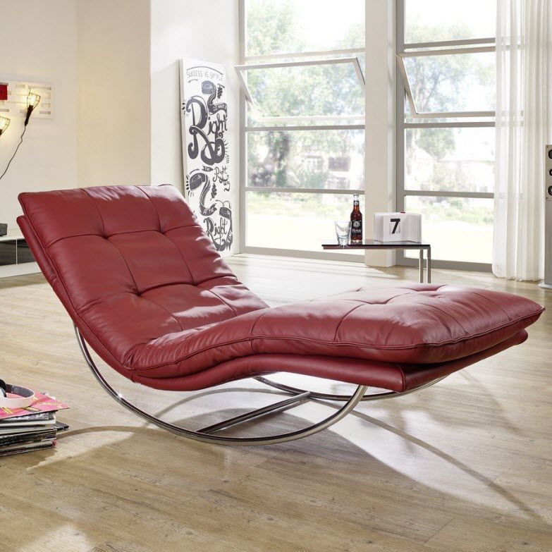 Chaise longue contemporánea - SWING-SWING - SEANROYALE - de tejido / de