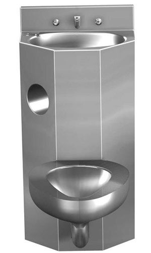 WC de pie - REPLACE-WARE : 3318 - Acorn - de acero inoxidable / con