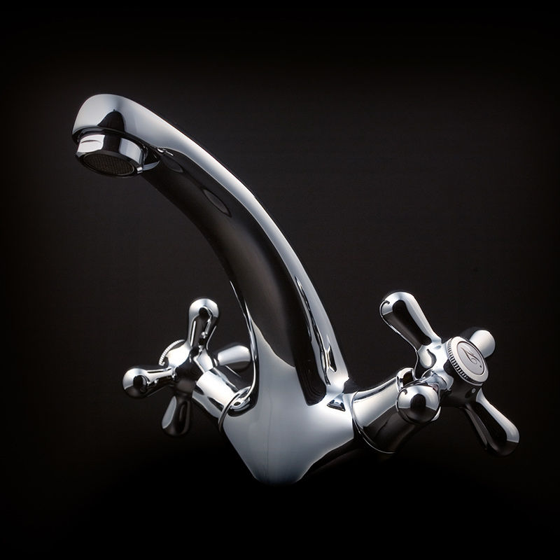 Grifo mezclador para lavabo - 19 002 - Griferías Maier - de repisa / de