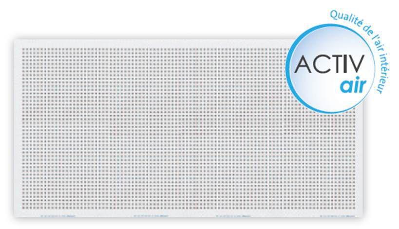 Falso techo de yeso - GYPTONE® ACTIV'AIR® QUATTRO 22 A - Placoplatre