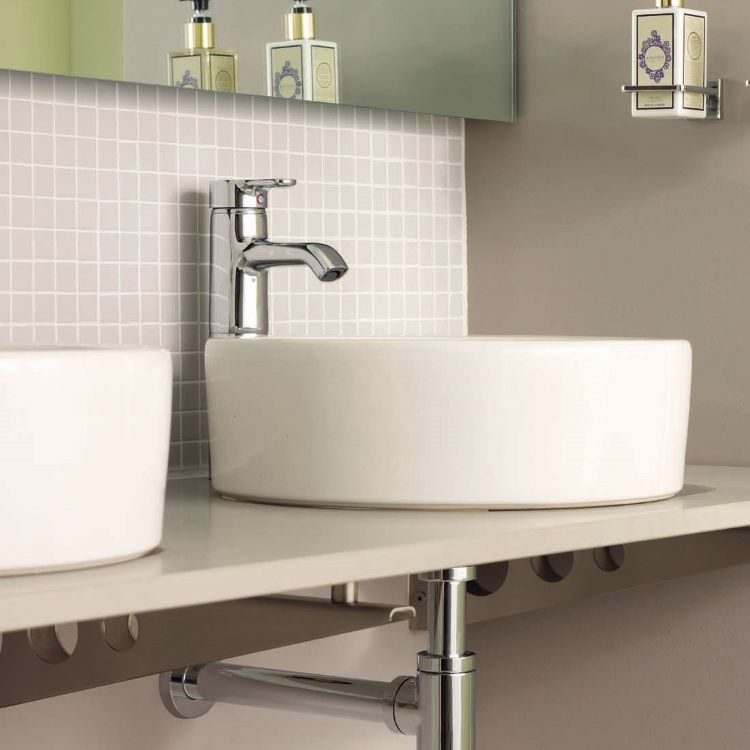 Encimera de lavabo doble - QUARTZ - Venesta - de cuarzo / en material