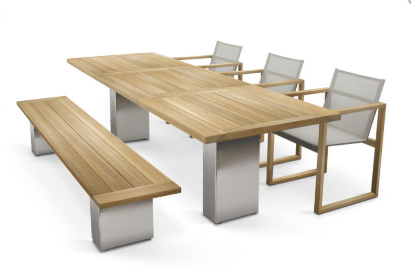 Silla de jardín contemporánea - BUTAQUE TEAK by Hendrik Steenbakkers