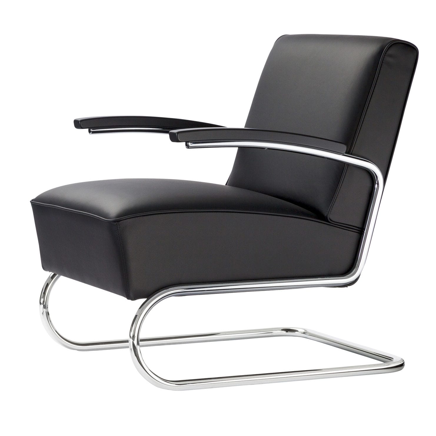 Sillón contemporáneo S 411 de tejido / de cuero / de piel