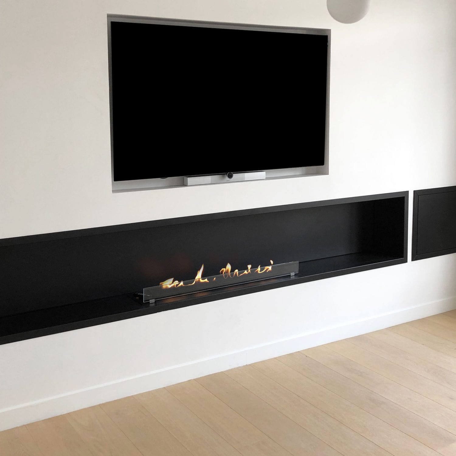 Chimenea de bioetanol - Cheminée sur-mesure simple face - IGNISIAL