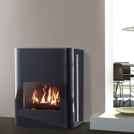 Chimenea de gas - TORINO - ITALKERO - contemporánea / hogar cerrado