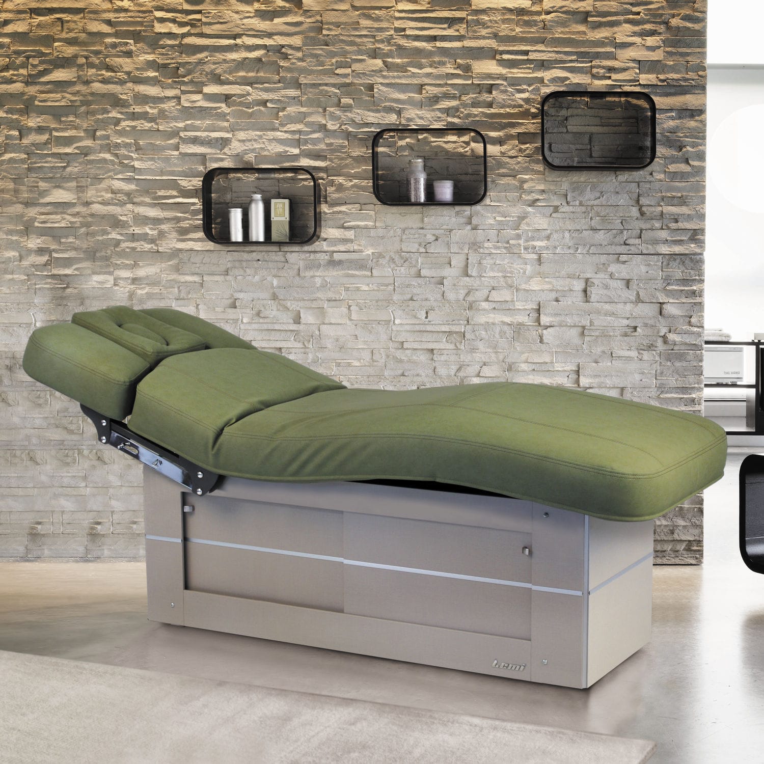 Mesa de masaje eléctrica FLORENCE Lemi BEAUTY & SPA de madera