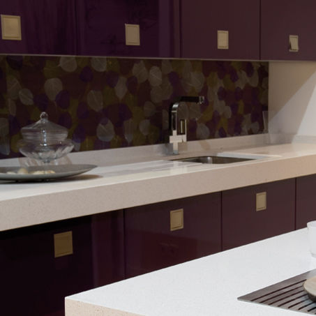 Encimera de compuesto de cuarzo - SNOW - COMPAC The Surfaces Company
