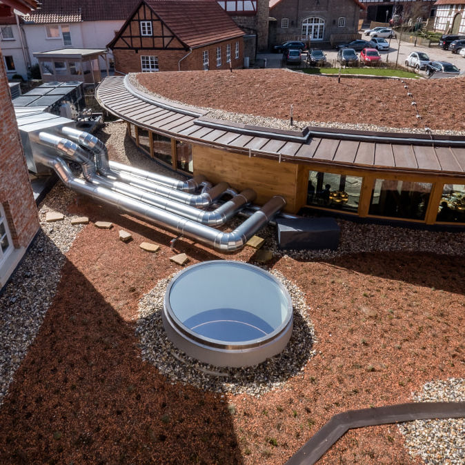 Claraboya para azoteas - FE CIRCULAR - LAMILUX Heinrich Strunz GmbH