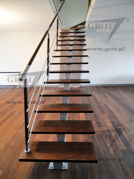 Escalera en U - INGA 4 - GROT - estructura de metal / con peldaños de