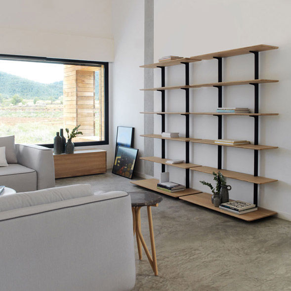 Estantería contemporánea - TEAM : T852 - expormim - de roble / de