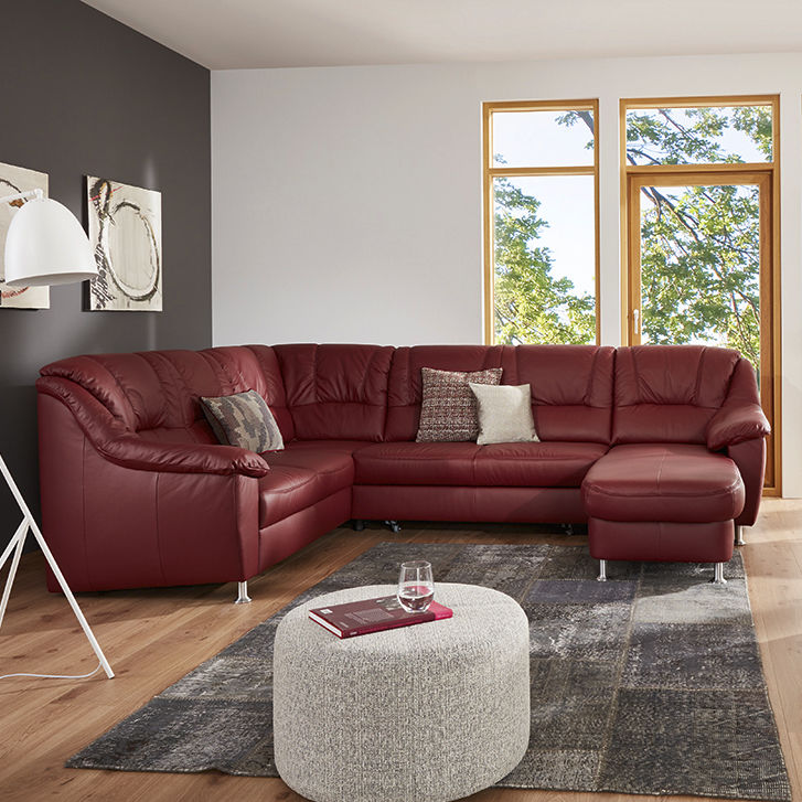 Sofá modular - TANGRAM : 9476 - Himolla Polstermöbel - de esquina