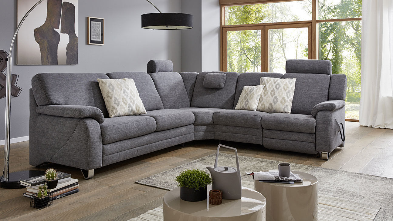 Sofá modular - PLANOPOLY 7 : 1100 - Himolla Polstermöbel - de esquina