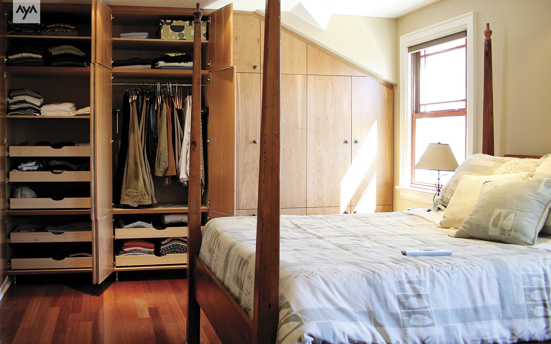 Armario de pared - MANHATTAN - AYA kitchens - contemporáneo / de cerezo