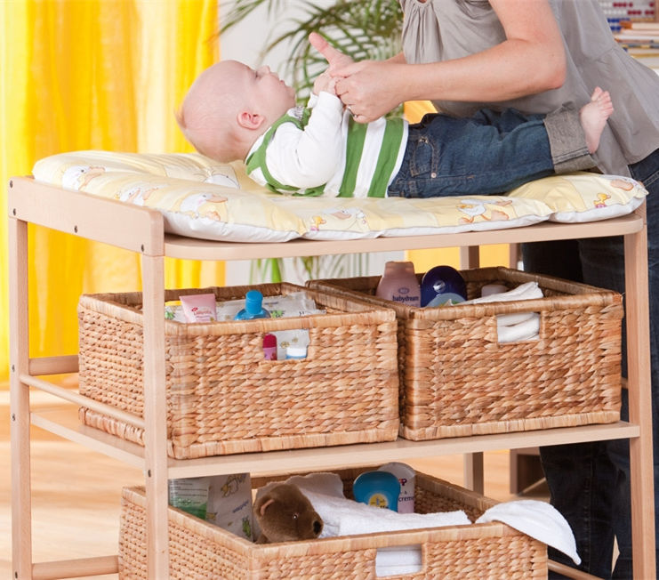 Cambiador de madera - CLARA - Geuther - de pie / con ruedas