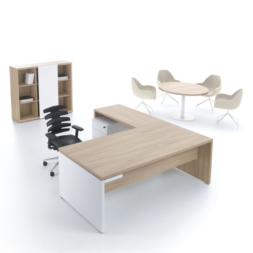 Escritorio de director - MITO - MDD - de chapa de madera / contemporáneo / para el sector servicios