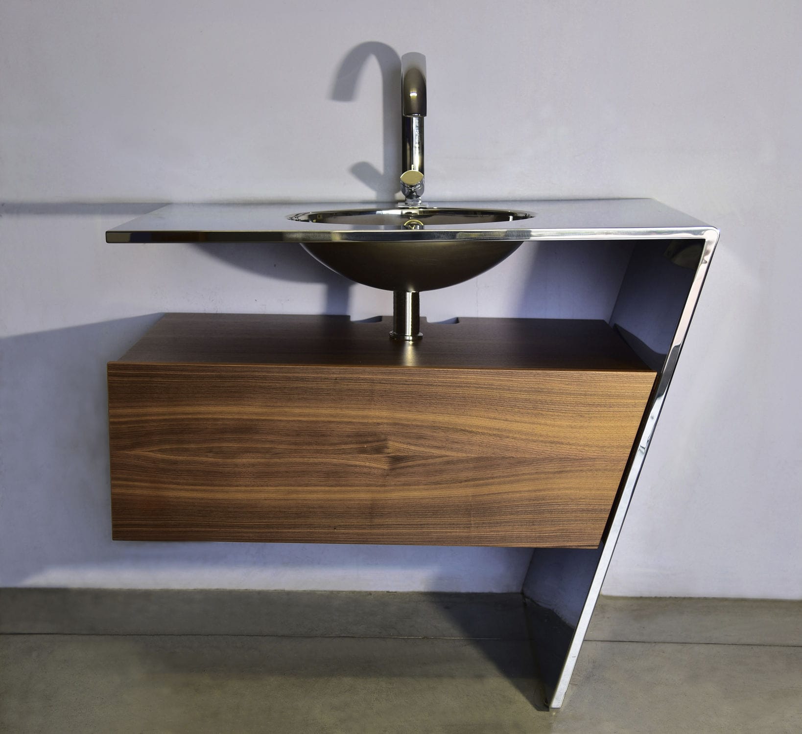 Mueble de lavabo suspendido - SETTE 120 - Componendo - de pie / de