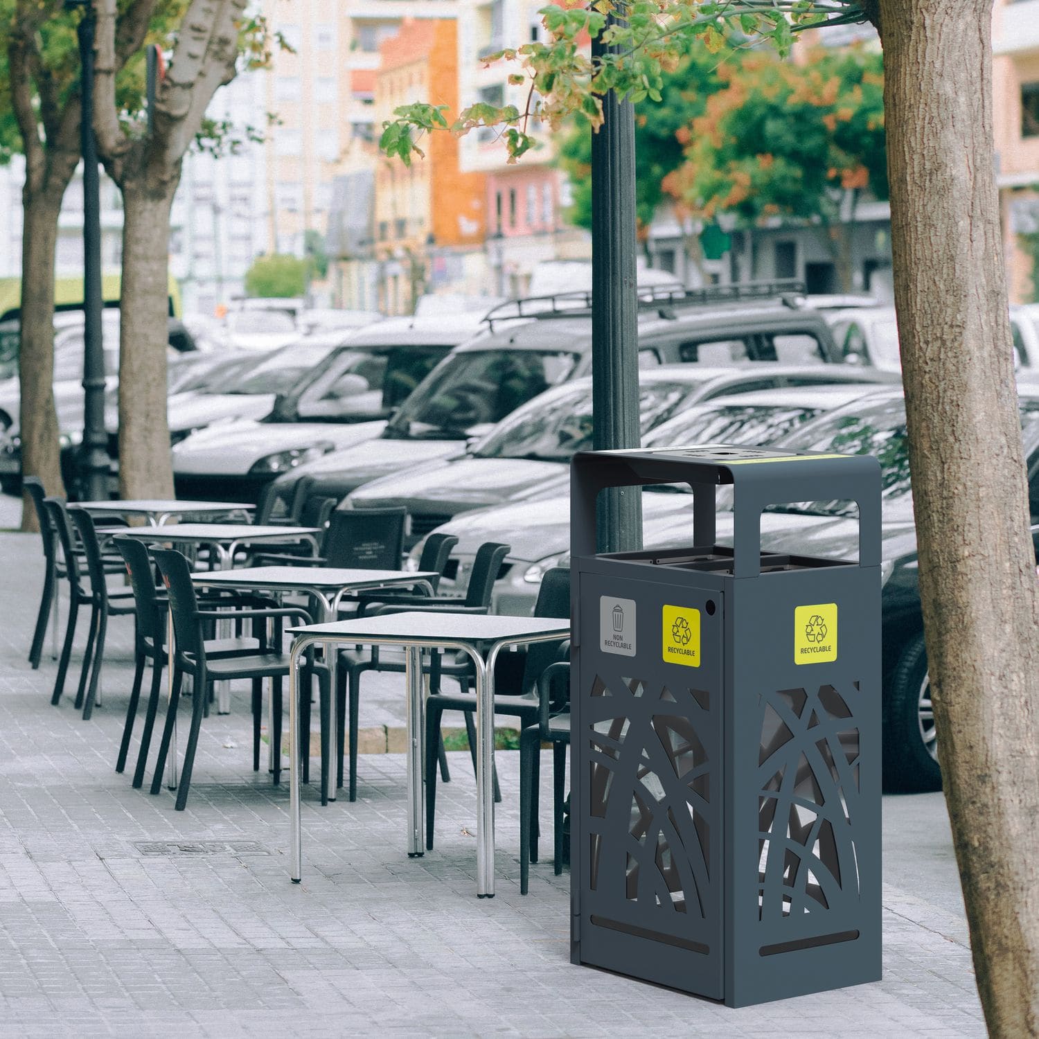 Cubo De Basura ELECTRO DEPOT INOX 30L 30L Compartimentos ELECTRO