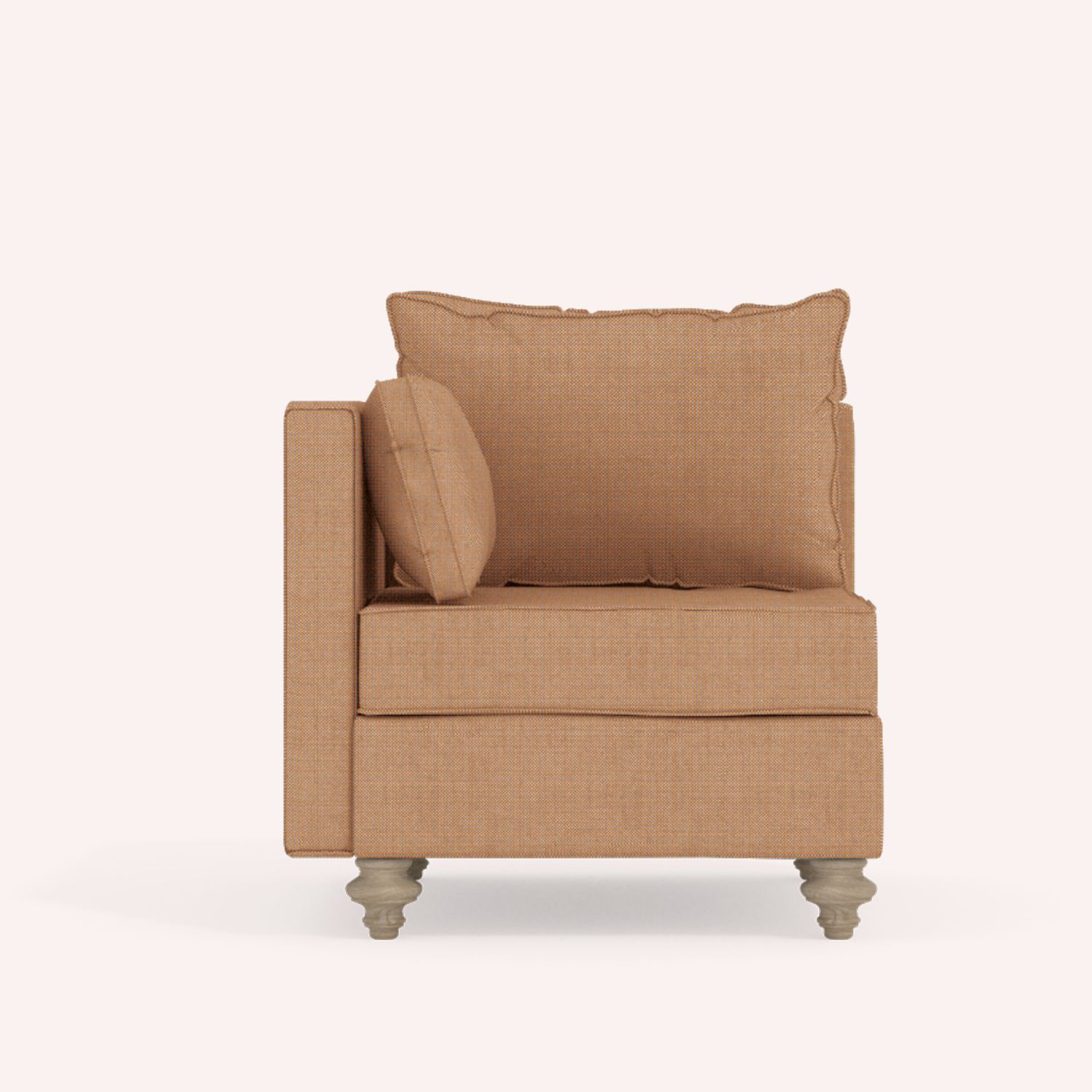 Sillón clásico MYRSINI de tejido / de esquina