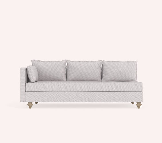 Sofá modular MYRSINI contemporáneo / de tejido