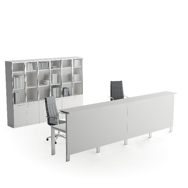 Mostrador de recepción de madera - CONCEPTO FREE by Estelles Design