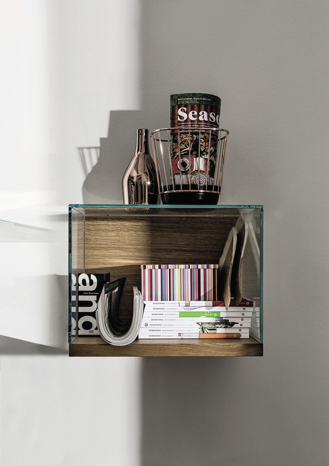 Estantería mural / modular / contemporánea / de madera - NEST - Sovet