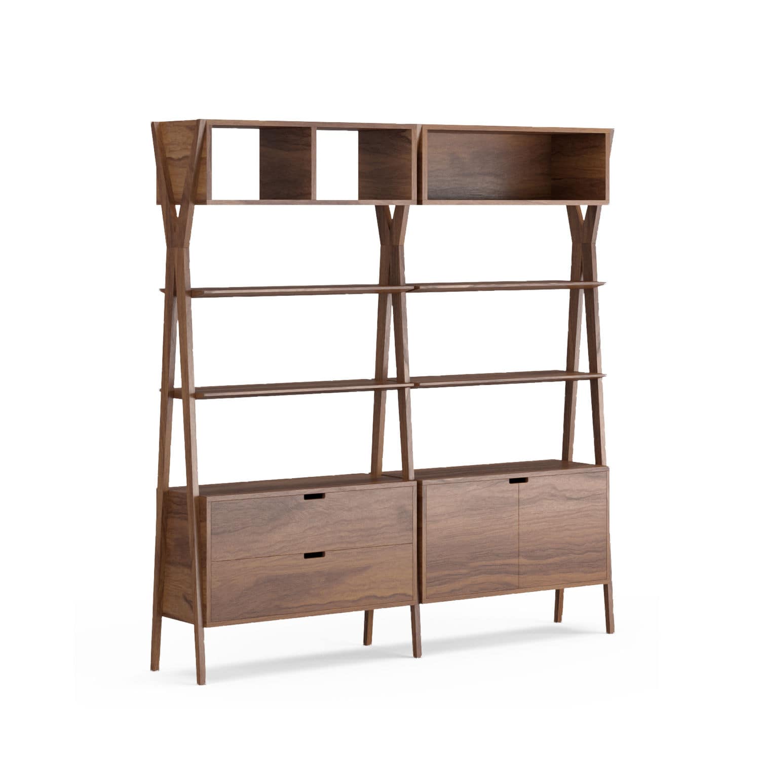 Estantería modular - DIXON - Dare Studio - contemporánea / de nogal