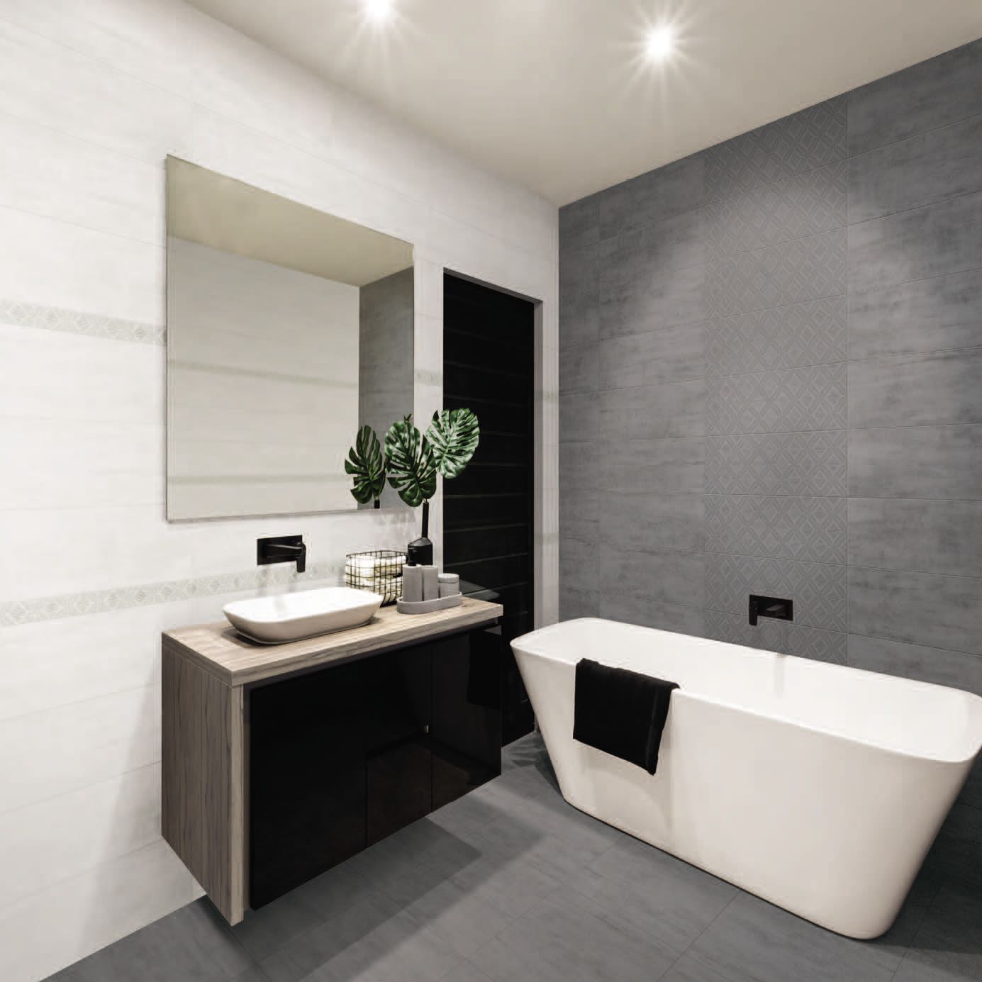 Baldosa de baño - AZULEJOS PLAZA - de pared / de suelo / de gres