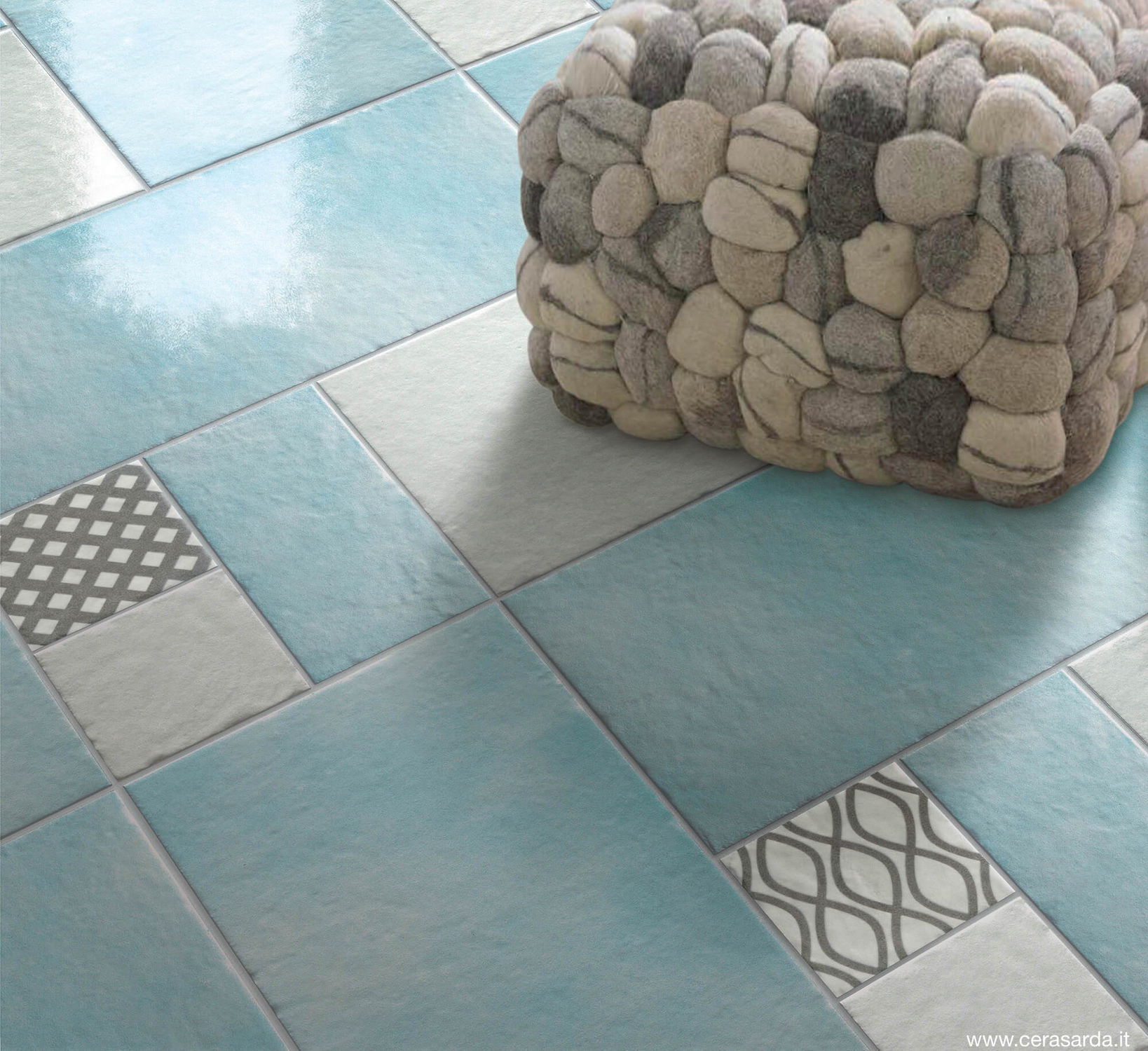 Baldosa de interior / de pared / de suelo / de gres porcelánico - LE