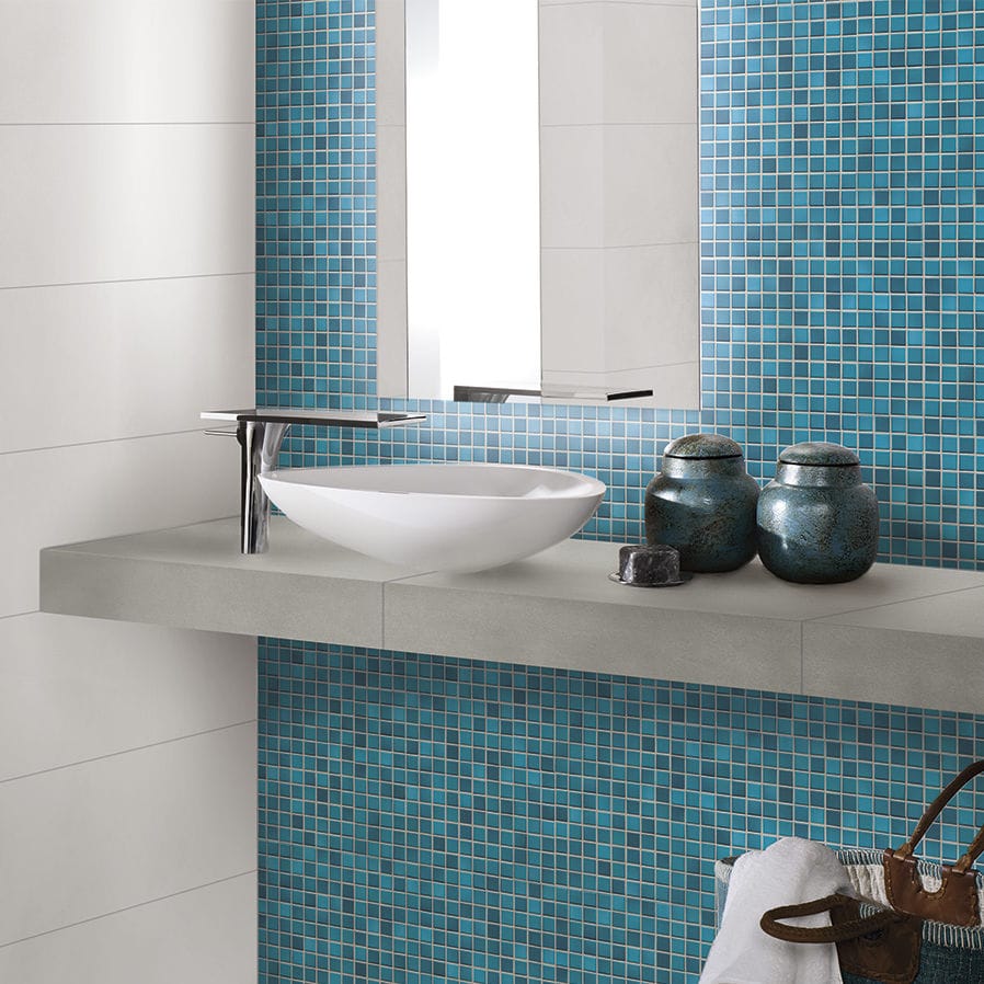 Mosaico de baño FRESH PACIFIC BLUEMIX JASBA MOSAIK de pared