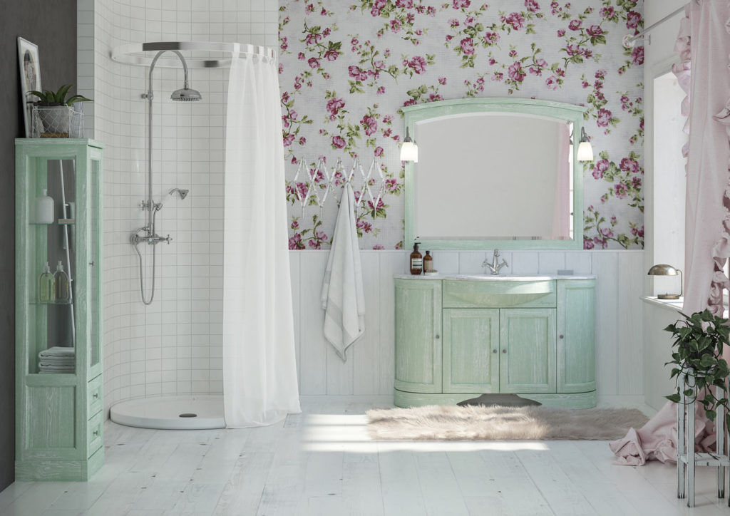 Mueble de lavabo de pie - RETRÒ R214 - LEGNOBAGNO - de madera / clásico