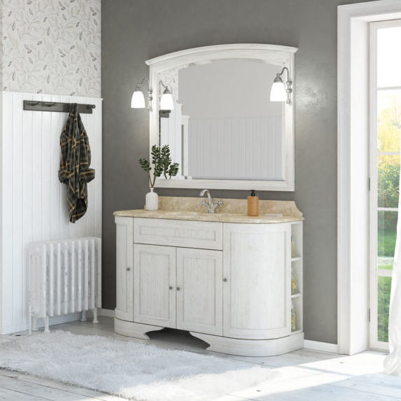 Mueble de lavabo suspendido - RETRÒ R215 - LEGNOBAGNO - de madera