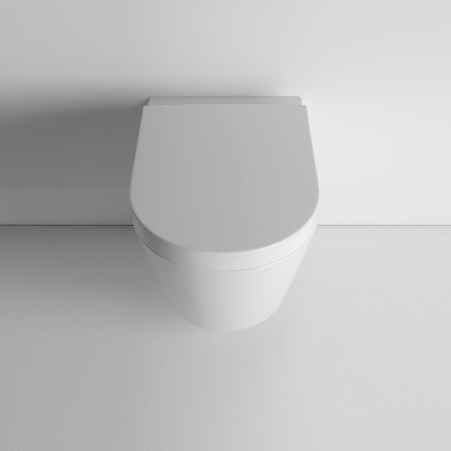 WC suspendido - IL - VALDAMA - de cerámica