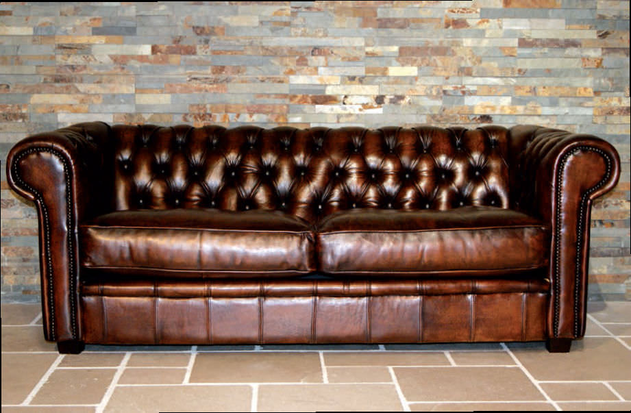 Sofá Chesterfield DUNDEE HAZENKAMP FURNITURES BV marrón / de