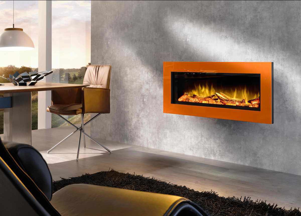 Chimenea eléctrica - FEEL THE FLAME NO. 1 - Wodtke GmbH - contemporánea