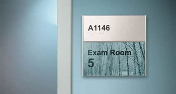 Placa de señalización para puerta - MODULAR - 2/90 Sign Systems - de