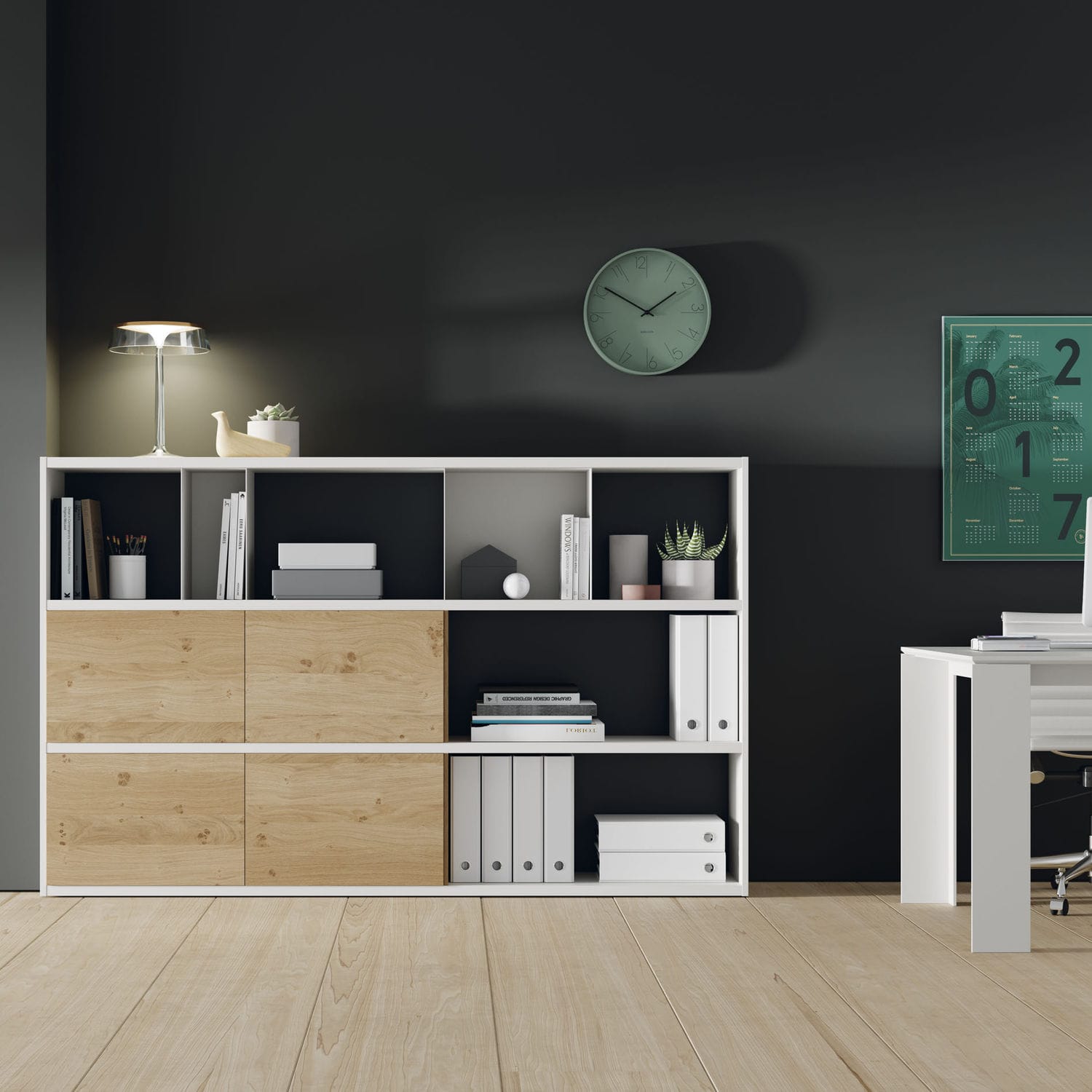 Biblioteca modular - EST110 - VIVE - MUEBLES VERGE S.L. - contemporánea