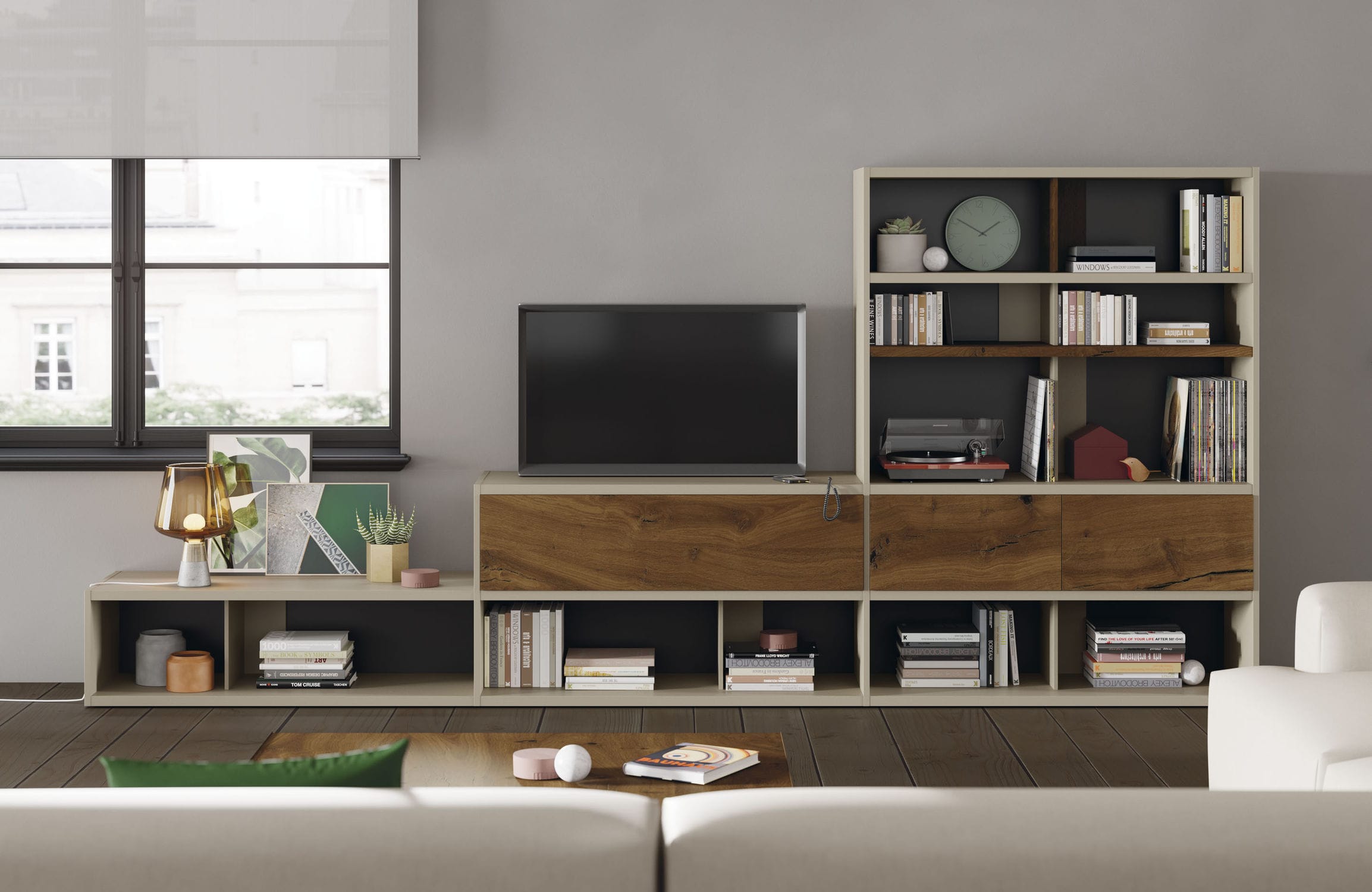 Mueble TV contemporáneo EST115 VIVE MUEBLES VERGE S.L. de